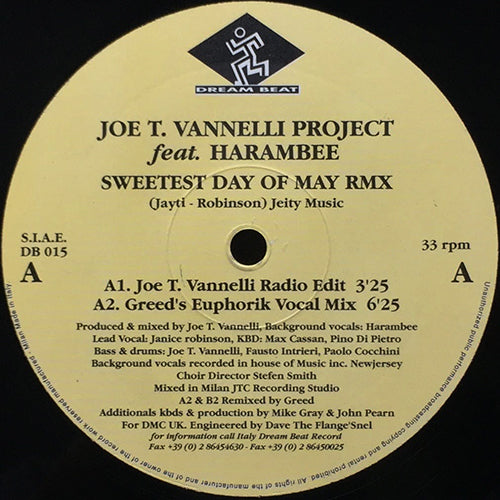 JOE T. VANNELLI PROJECT // SWEETEST DAY OF MAY (4VER)
