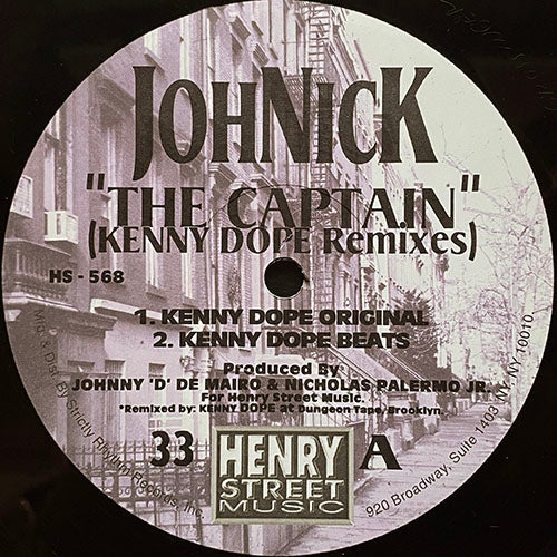 JOHNICK // THE CAPTAIN (KENNY DOPE REMIXES) (3VER)