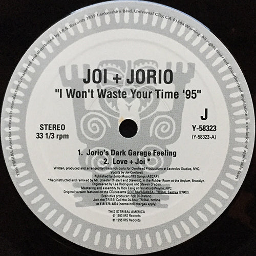 JOI + JORIO // I WON'T WASTE YOUR TIME '95 (4VER)
