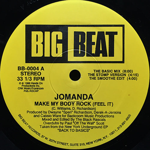 JOMANDA // MAKE MY BODY ROCK (FEEL IT) (5VER)