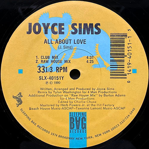 JOYCE SIMS // ALL ABOUT LOVE (5VER)