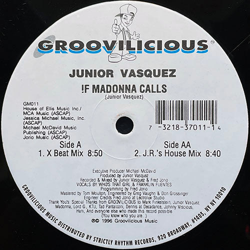 JUNIOR VASQUEZ // IF MADONNA CALLS (6VER)