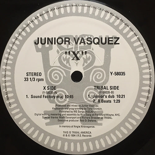 JUNIOR VASQUEZ // X (3VER)