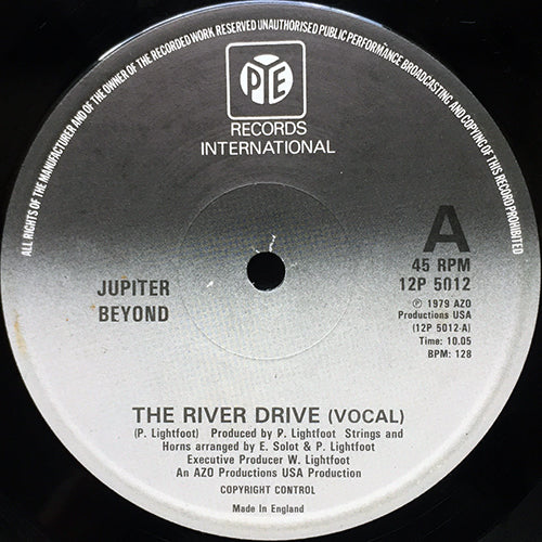 JUPITER BEYOND // THE RIVER DRIVE (10:05) / INST (8:53)