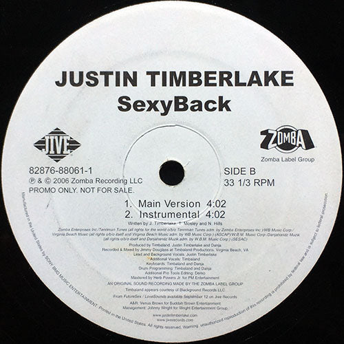 JUSTIN TIMBERLAKE // SEXYBACK (4VER)