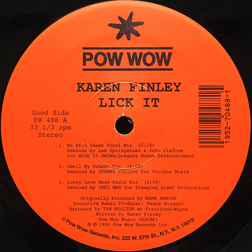 KAREN FINLEY // LICK IT (REMIXES) (5VER)