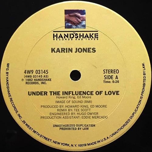 KARIN JONES // UNDER THE INFLUENCE OF LOVE (6:26) / INST (8:12