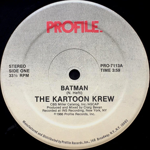 KARTOON KREW // BATMAN (3:59) / (DUB VERSION) (5:43)
