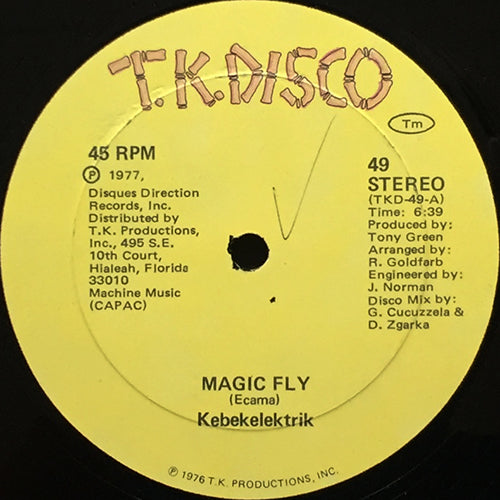 KEBEKELEKTRIK // MAGIC FLY (6:39/4:10)