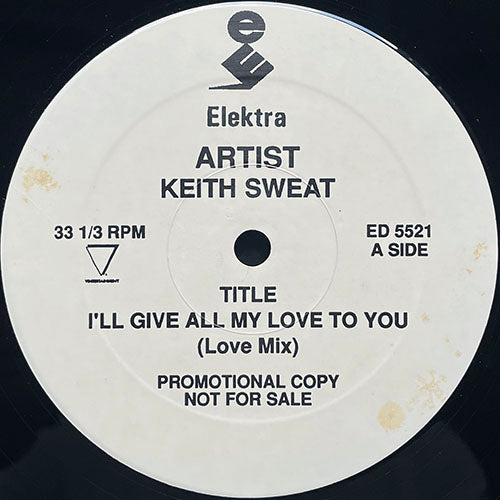KEITH SWEAT // I'LL GIVE ALL MY LOVE TO YOU (LOVE MIX)