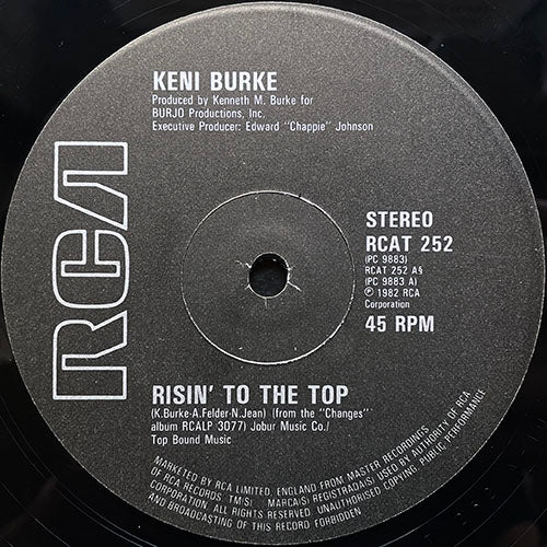 KENI BURKE // RISIN' TO THE TOP / HANG TIGHT