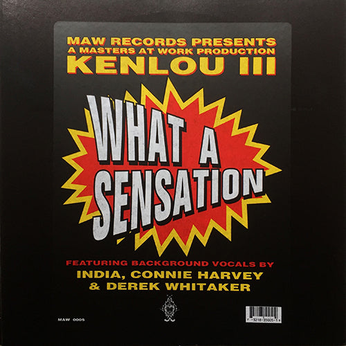 KENLOU III // WHAT A SENSATION (SENSATIONAL MIX) (8:57) / (SENSATIONAL BEATS) (9:19)