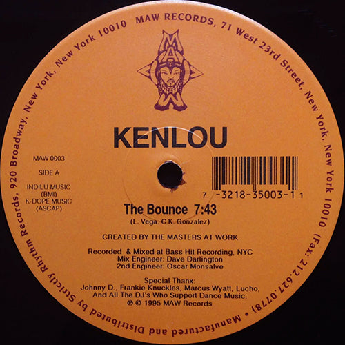 KENLOU // THE BOUNCE (7:43) / GIMME GROOVE (9:25)
