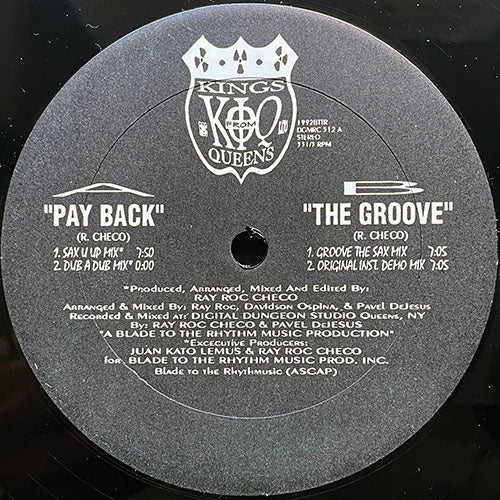 KINGS FROM QUEENS // PAY BACK (2VER) / THE GROOVE (2VER)