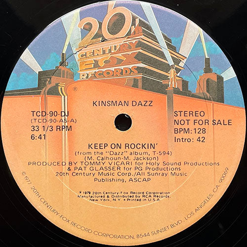 KINSMAN DAZZ // KEEP ON ROCKIN' (6:41)