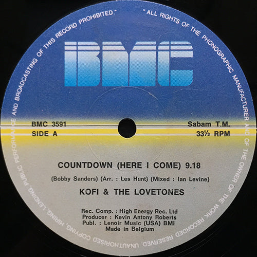 KOFI & THE LOVETONES // COUNTDOWN (HERE I COME) (9:18) / (SINGLE VERSION) (3:02) / (INST) (8:03)