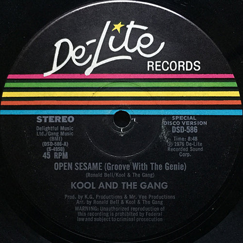 KOOL & THE GANG // OPEN SESAME (GROOVE WITH THE GENIE) (8:48) / LOVE & UNDERSTANDING (COME TOGETHER) (7:53)