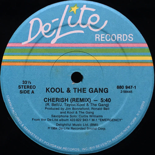 KOOL & THE GANG // CHERISH (REMIX) (5:40) / FRESH/MISLED (SPECIAL MIX) (6:10)