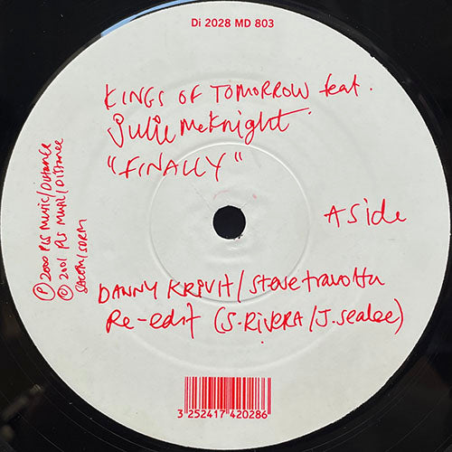 KINGS OF TOMORROW feat. JULIE McKNIGHT // FINALLY (DANNY KRIVIT / STEVE TRAVOLTA RE-EDIT)
