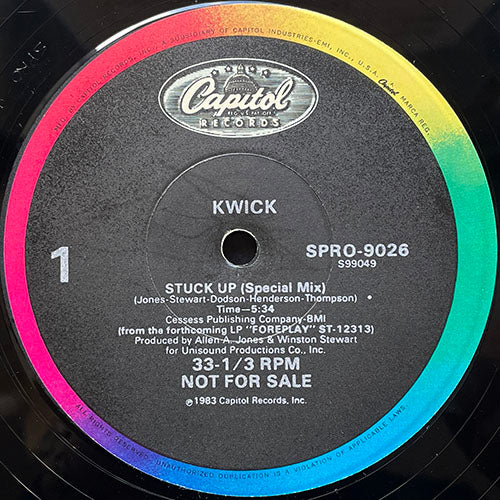 KWICK // STUCK UP (SPECIAL MIX) (5:34) / (EDITED VERSION) (3:38)