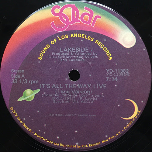 LAKESIDE // IT'S ALL THE WAY LIVE (7:14/3:58)