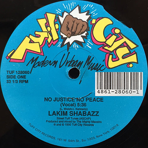 LAKIM SHABAZZ // NO JUSTICE NO PEACE (3VER)