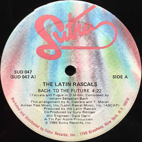 LATIN RASCALS // BACH TO THE FUTURE (4:22) / BEYOND THE FUTURE (5:20)