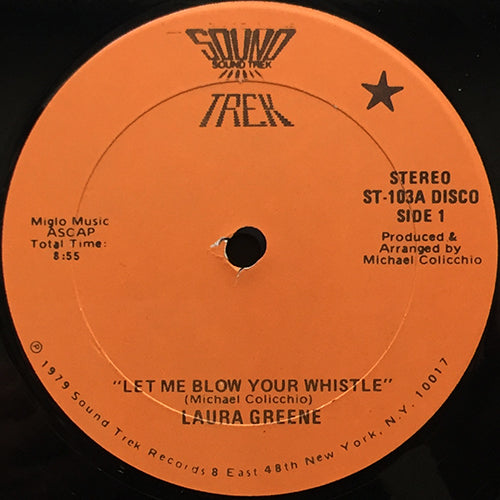 LAURA GREENE // LET ME BLOW YOUR WHISTLE (8:55) / MANHATTAN (5:02)