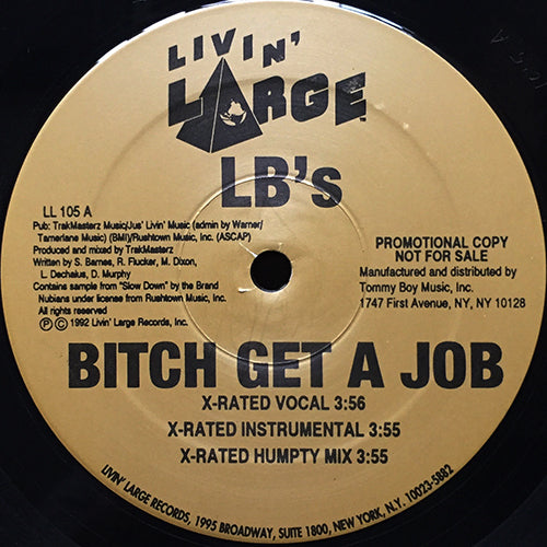 LB'S // BITCH GET A JOB (3VER) / STUNT GET A JOB (3VER)