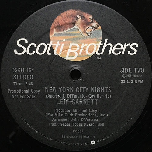 LEIF GARRETT // FEEL THE NEED (5:39) / NEW YORK CITY NIGHTS (2:48)