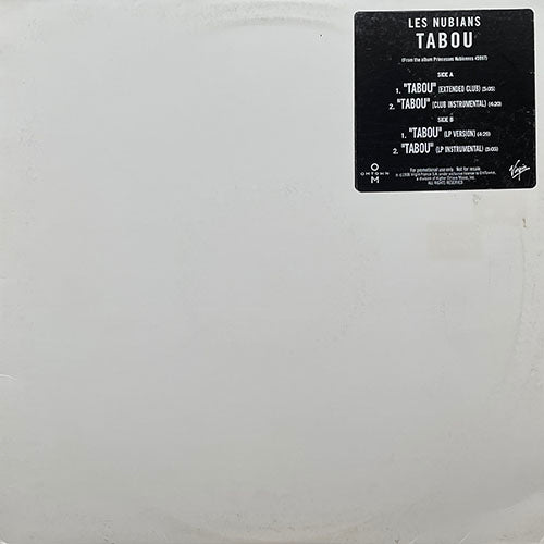 LES NUBIANS // TABOU (EXTENDED CLUB & LP VERSION) (4VER)