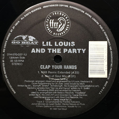 LIL LOUIS // CLAP YOUR HANDS (5VER)