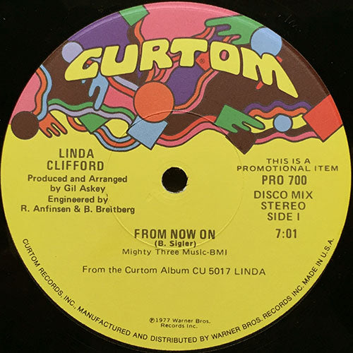 LINDA CLIFFORD // FROM NOW ON (7:01) / YOU CAN DO IT (7:02)