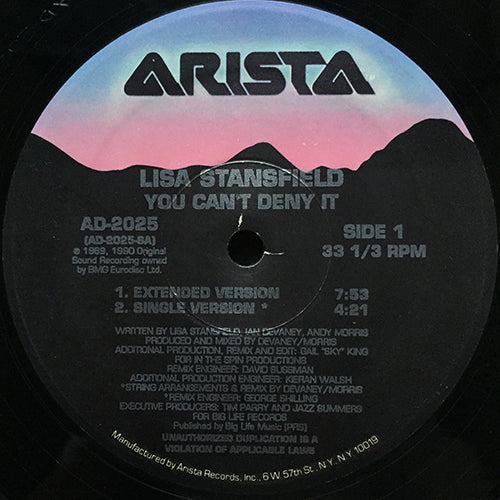 LISA STANSFIELD // YOU CAN'T DENY IT (4VER)