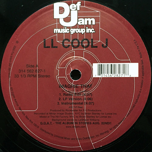 LL COOL J // IMAGINE THAT (3VER) / LL COOL J (3VER)