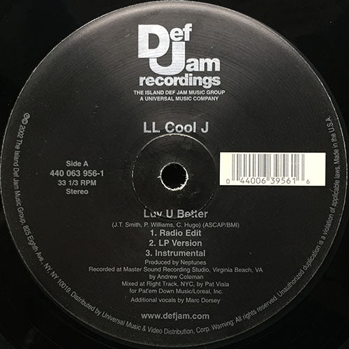 LL COOL J // LUV U BETTER (3VER) / FA HA (3VER)