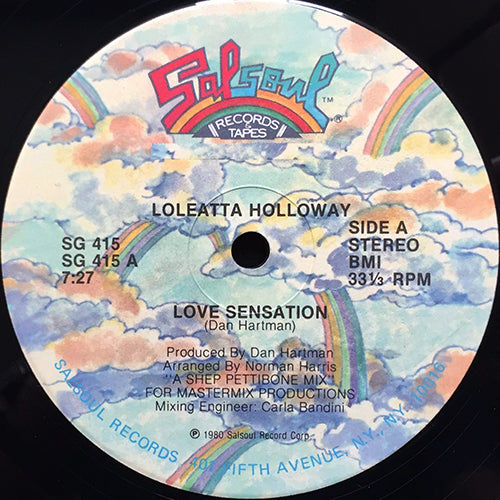 LOLEATTA HOLLOWAY // LOVE SENSATION (SHEP PETTIBONE MIX) (7:27) / INST (6:40) / ACAPPELLA (3:00)