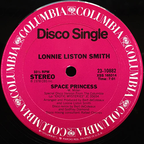 LONNIE LISTON SMITH // SPACE PRINCESS (7:01) / QUIET MOMENTS (3:54)