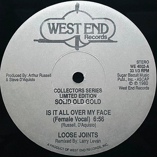 LOOSE JOINTS / BETTYE LAVETTE // IS IT ALL OVER MY FACE (FEMALE VOCAL) (6:56) / DOIN' THE BEST THAT I CAN (11:03)