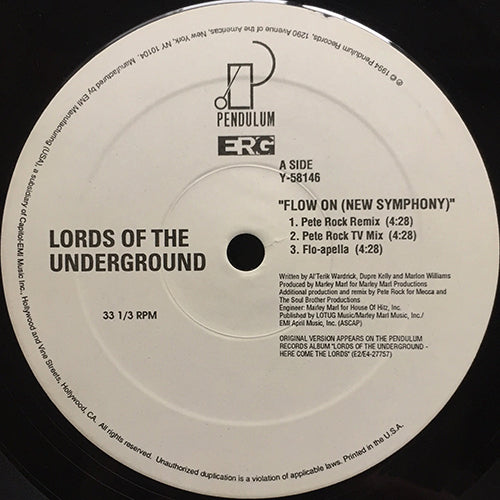 LORDS OF THE UNDERGROUND // FLOW ON (NEW SYMPHONY) (6VER) / LORD'S