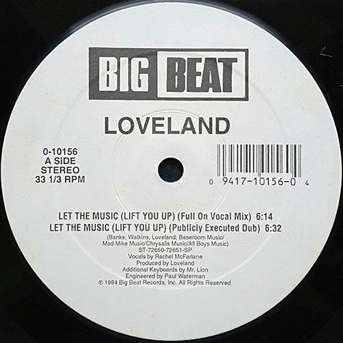 LOVELAND // LET THE MUSIC (LIFT YOU UP) (4VER) / LOVELAND'S THEME