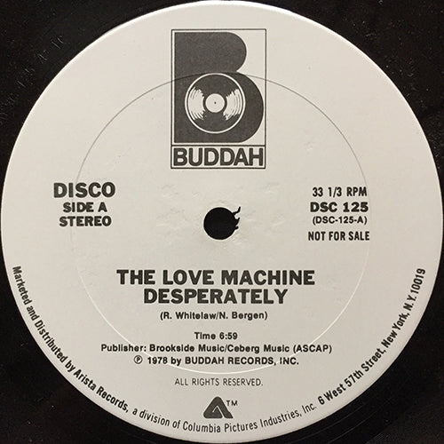 LOVE MACHINE // DESPERATELY (6:59) / DON'T FLY AWAY (4:28)