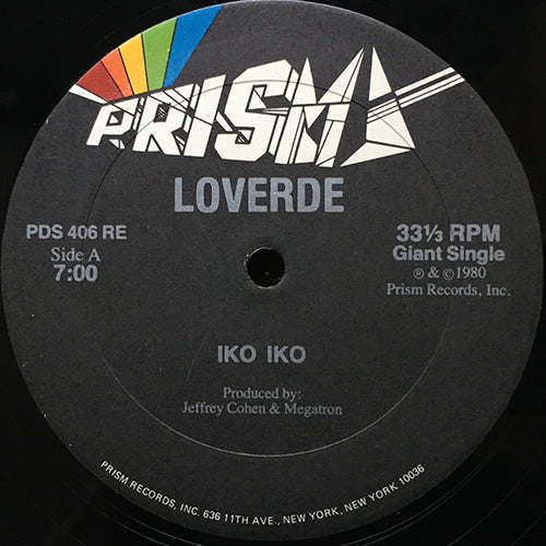 Loverde – Iko Iko LOVERDE // IKO IKO (7:00) / SAN FRANCISCO SERENADE (5:04) – next