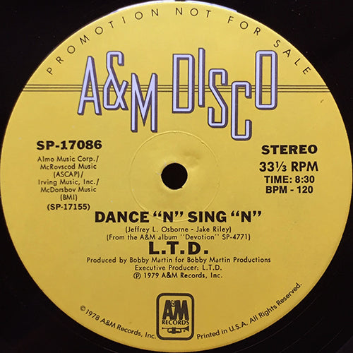 L.T.D. // DANCE "N" SING "N" (8:30/4:09)