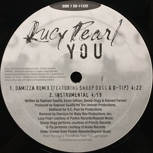 LUCY PEARL feat. SNOOP DOGG & Q-TIP / SHADE SHEIST // YOU (DAMIZZA REMIX) (4VER)