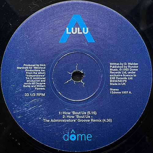 LULU // HOW 'BOUT US (2VER) / THIS TIME BABY (2VER)