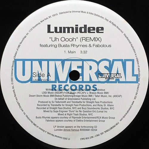 LUMIDEE feat. BUSTA RHYMES & FABOLOUS // UH OOOH (REMIX) (3VER)