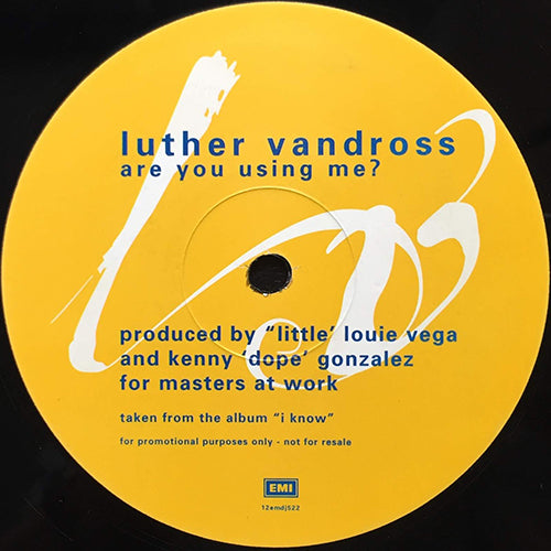 LUTHER VANDROSS // ARE YOU USING ME?