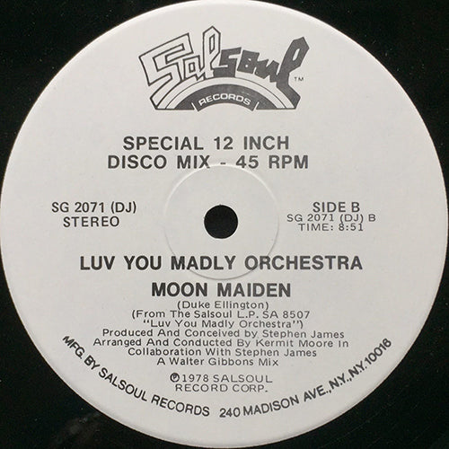LUV YOU MADLY ORCHESTRA // MOON MAIDEN (8:51) / ROCKET ROCK (4:23)