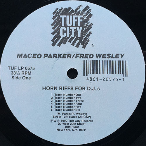 MACEO PARKER / FRED WESLEY // HORN RIFFS FOR D.J.'S (16 TRACKS EP)